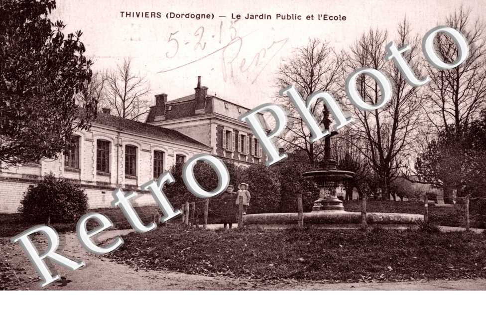 Le jardin public et l'ecole