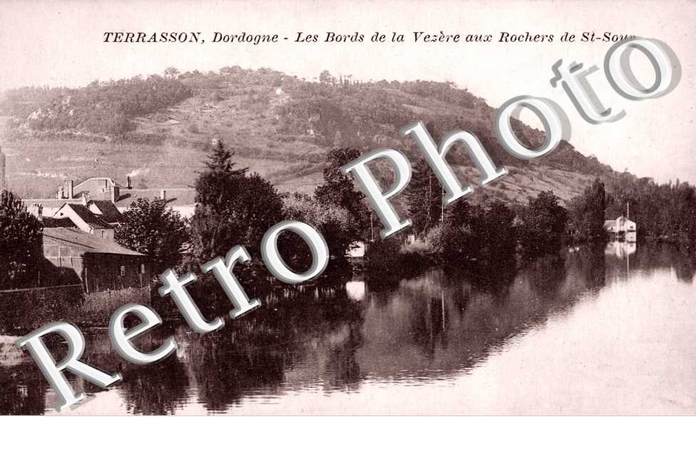 les Bords de la Vezere aux Rochers de Saint-Sour