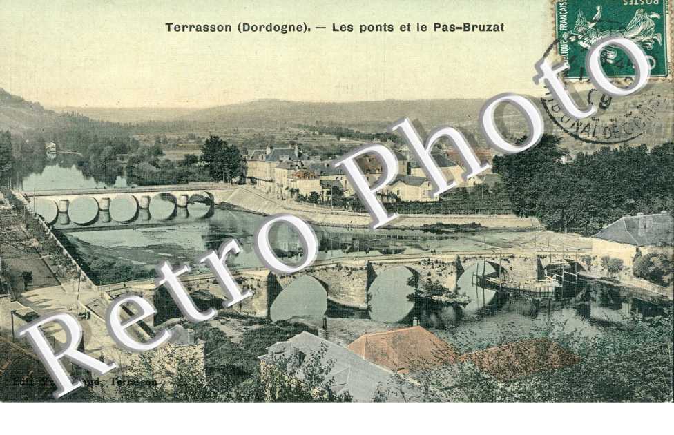 les ponts et le pas bruzat (toilee couleur)