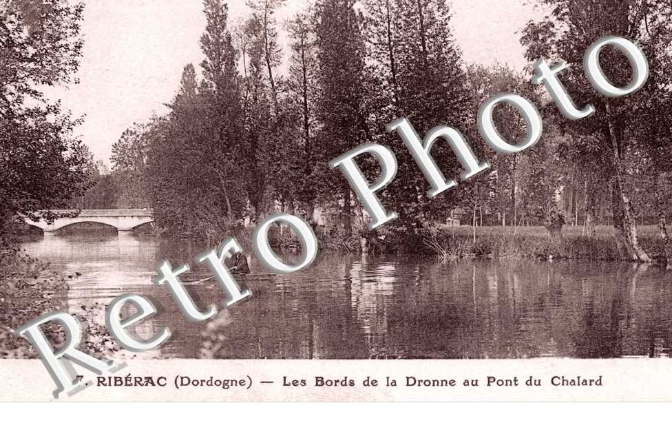 Bords de la Dronne au pont de Chalard