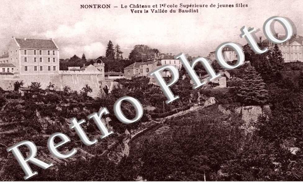 le Chateau et l'Ecole Superieure de Jeunes Filles, Vers la Vallee du Baudiat