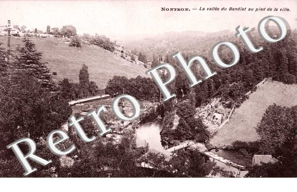 la Vallee du Bandiat au pied de la ville