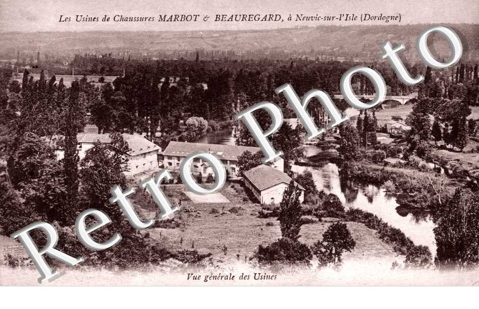 Vue générale des usines de chaussures Marbot & Beauregard