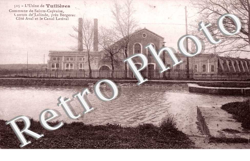 l'usine de Tuillieres Commune de Saint-Capraise