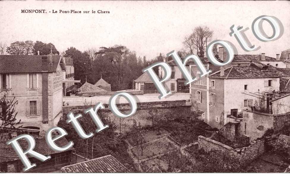 Le Pont-place sur le Chava