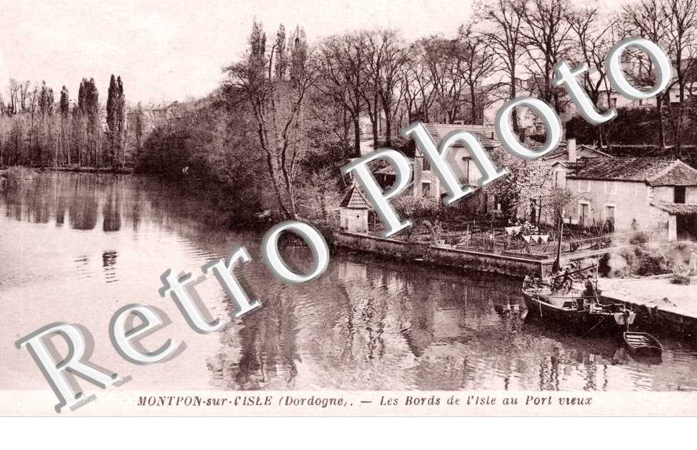 Bords de L'ISLE au port vieux