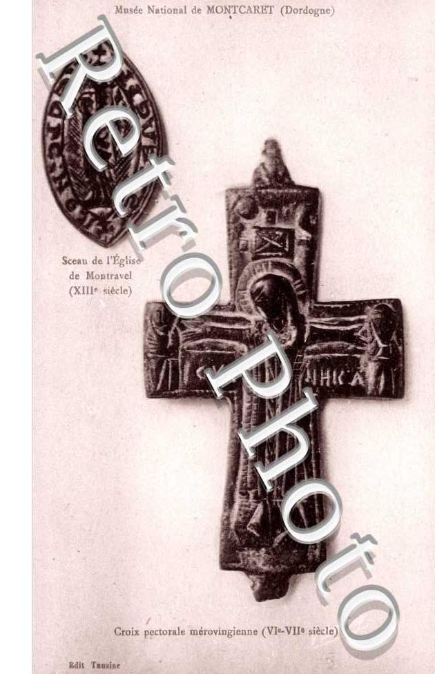 Musee national - sceau de l'eglise - croix pectorale merovigienne