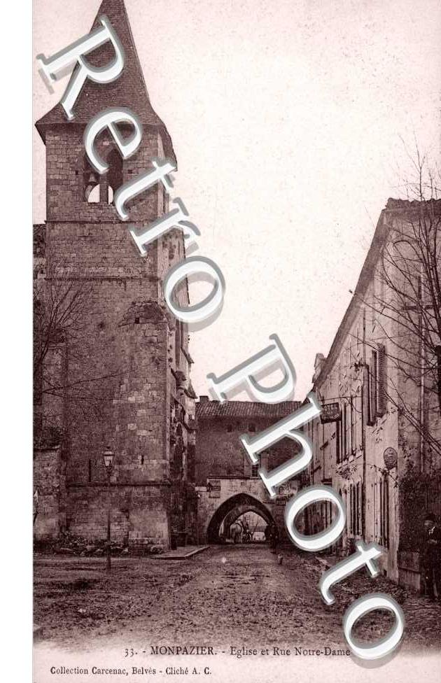Eglise et rue Notre Dame