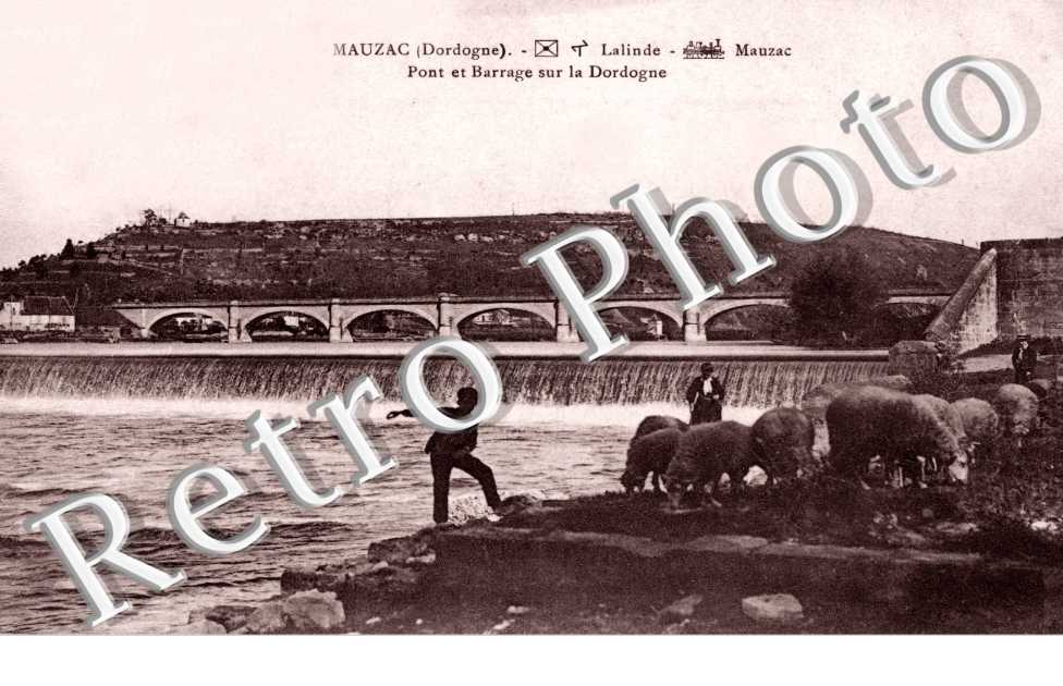 Pont et barrage sur la Dordogne