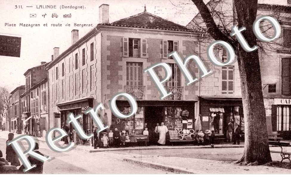 Place Mazagran et route de Bergerac