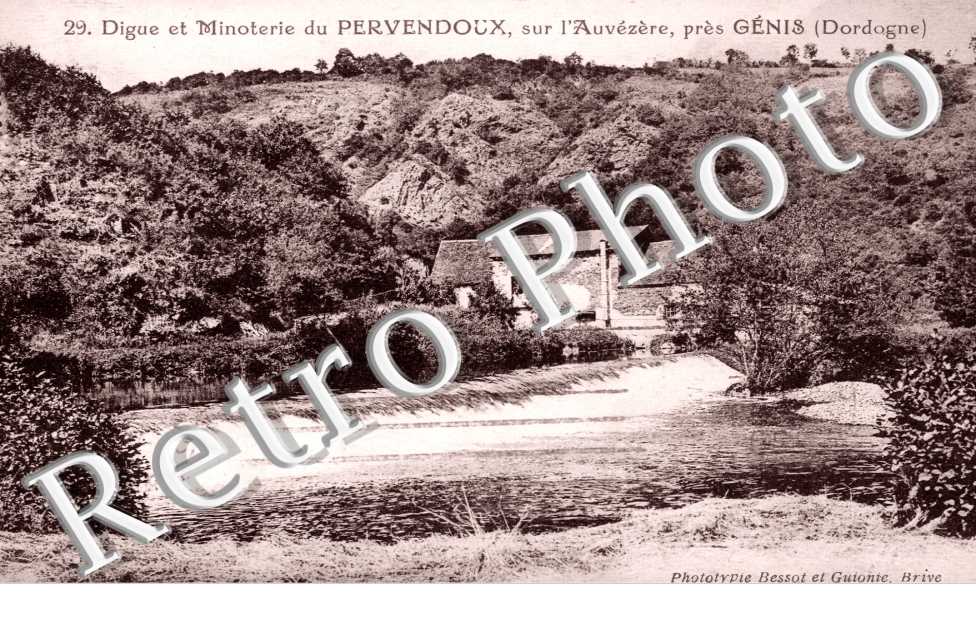 Digue et minoterie du Pervendoux
