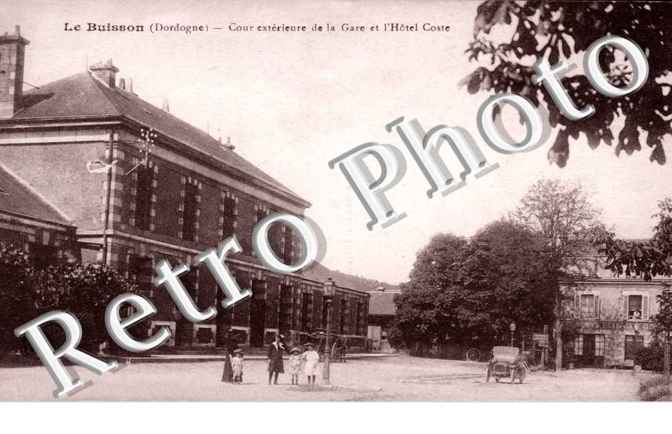 La gare et l'hotel Coste