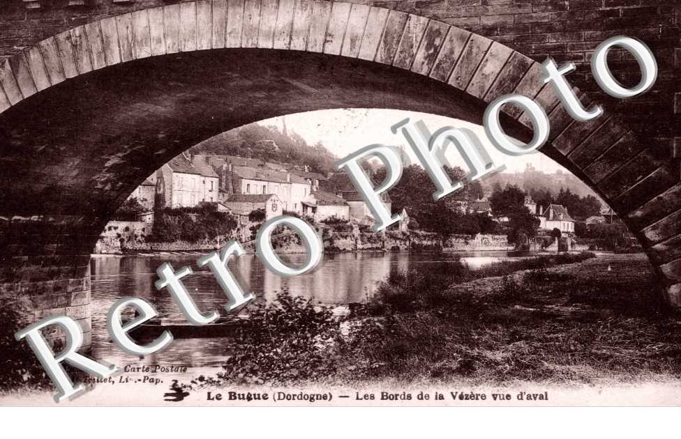 les Bords de la Vezere, Vue d'Aval