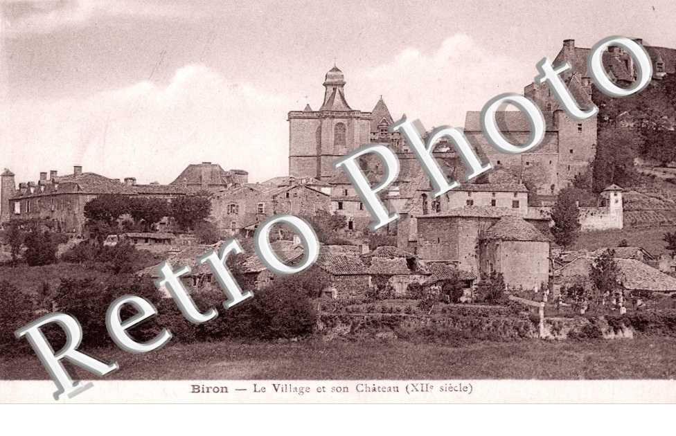 Chateau et village