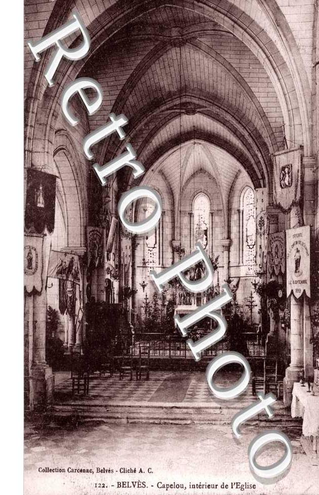Capelou, interieur de l'Eglise