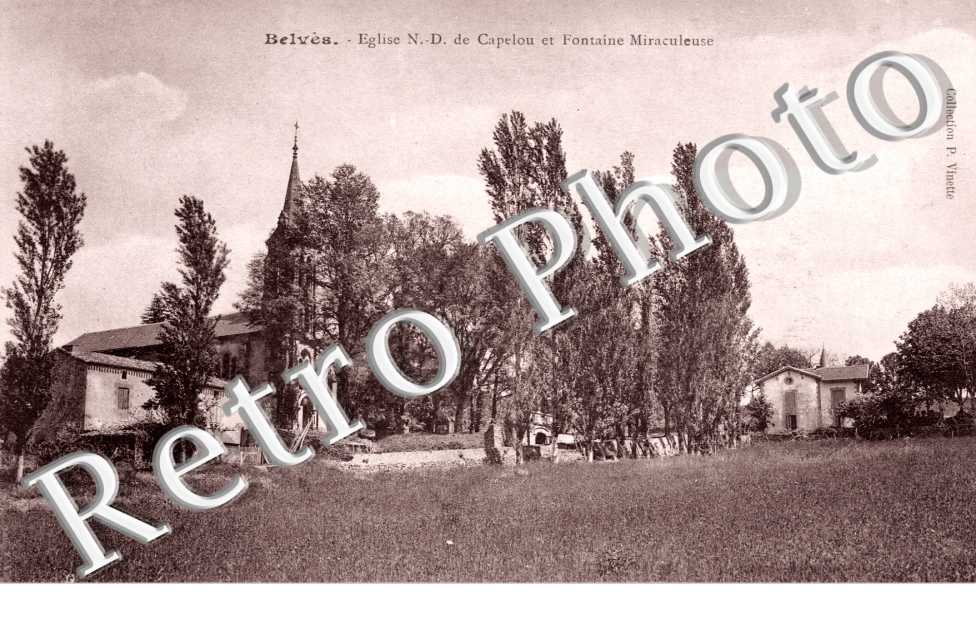 L'eglise N.D de Capelou et fontaine Miraculeuse