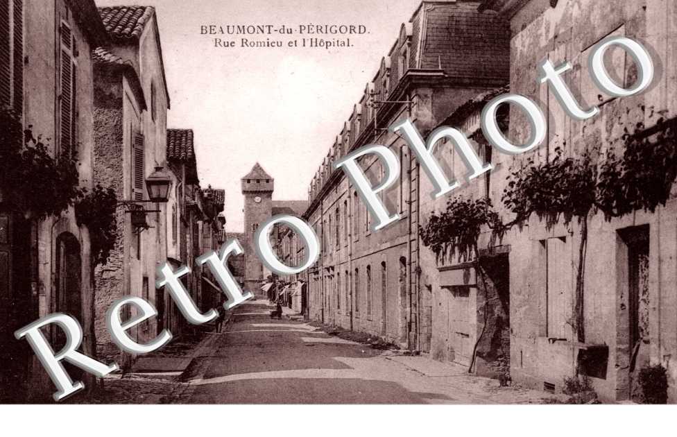 Rue Romieu et l'hopital