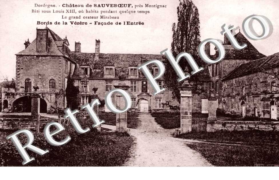 Chateau de Sauveboeuf  - Facade de l'Entree