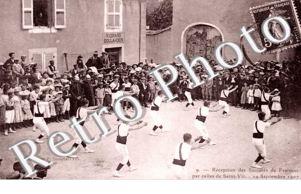 reception des societes de fraisans par celles de saint vit 29 sept 1907