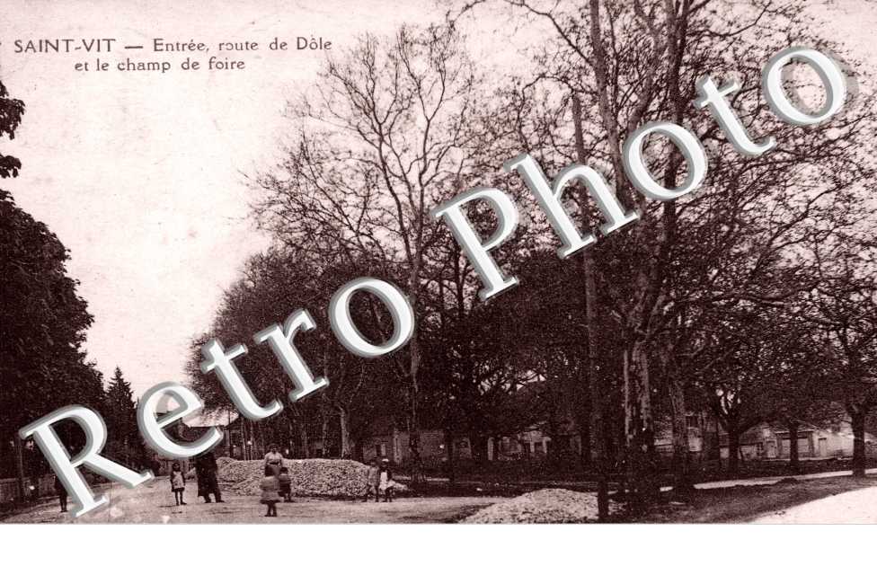 entree , route de Dole et le champ de foire