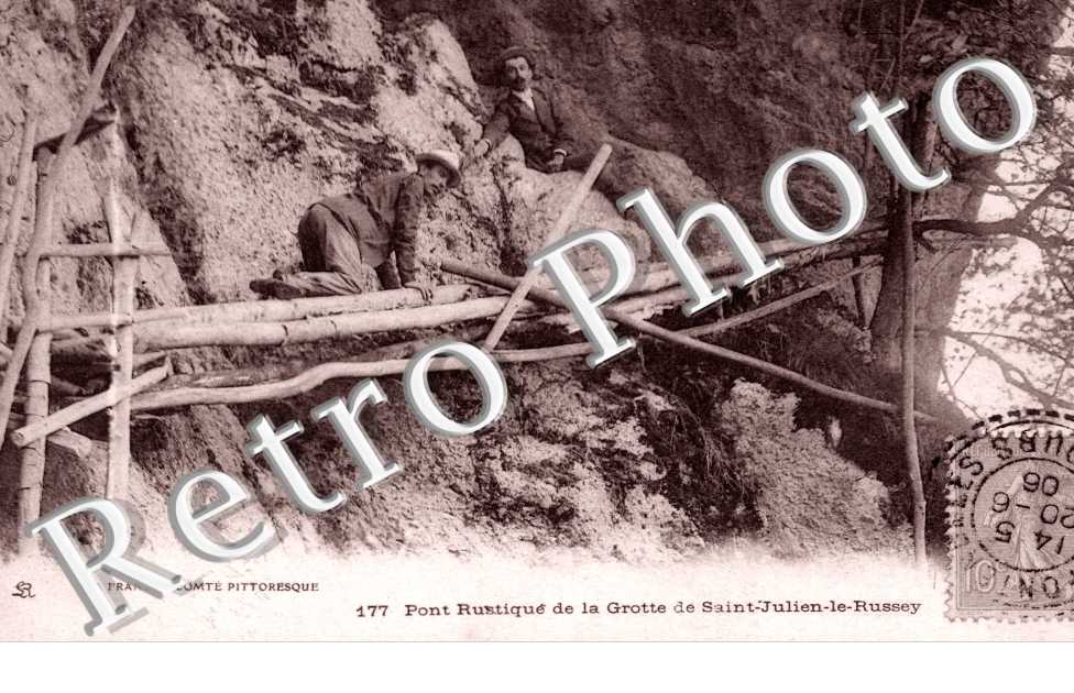 Pont rustique de la Grotte de Saint-Julien-le-Russey