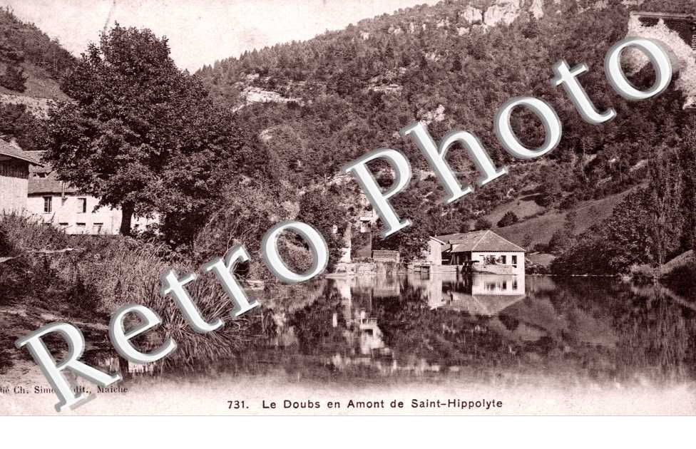 le doubs en Amont de Saint Hippolyte