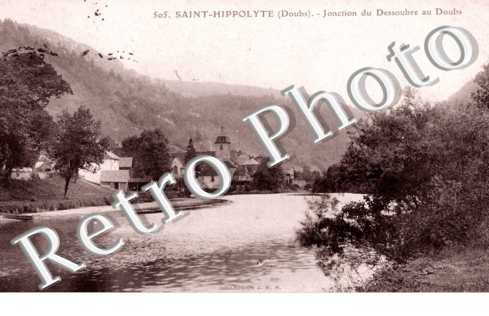 Jonction du Dessoubre au Doubs