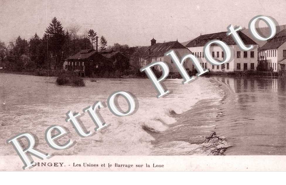 les Usines et le Barrage sur la Loue