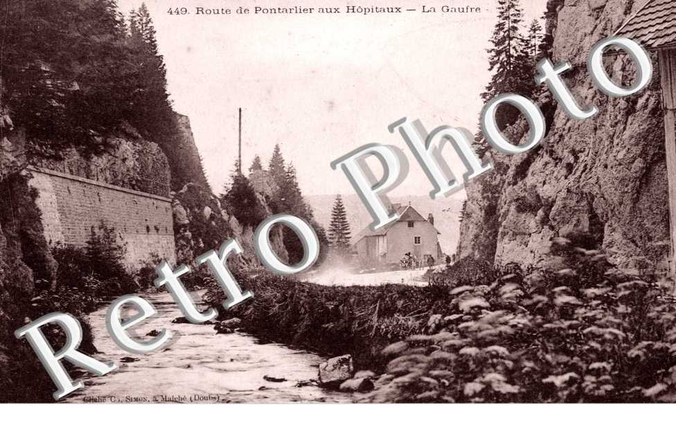 Route de Pontarlier aux Hopitaux, la Gaufre