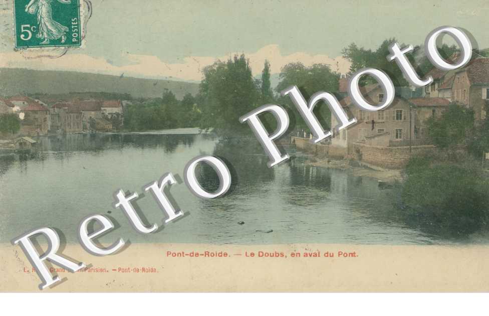 le doubs en aval du pont 