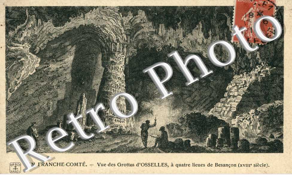 Vue des grottes