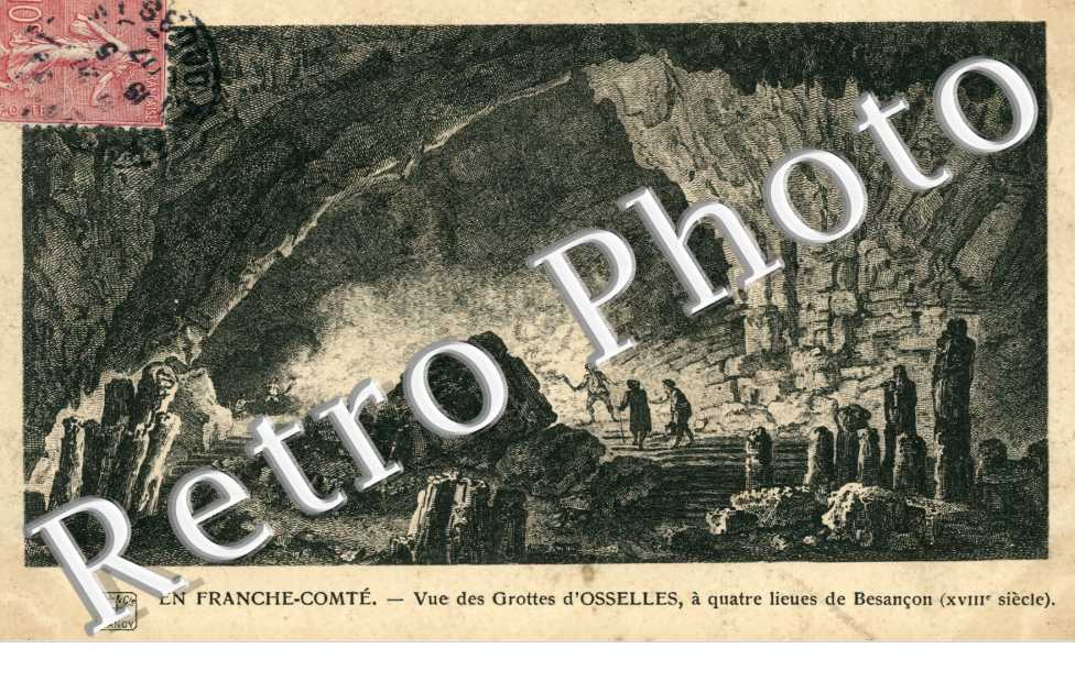 Vue des grottes
