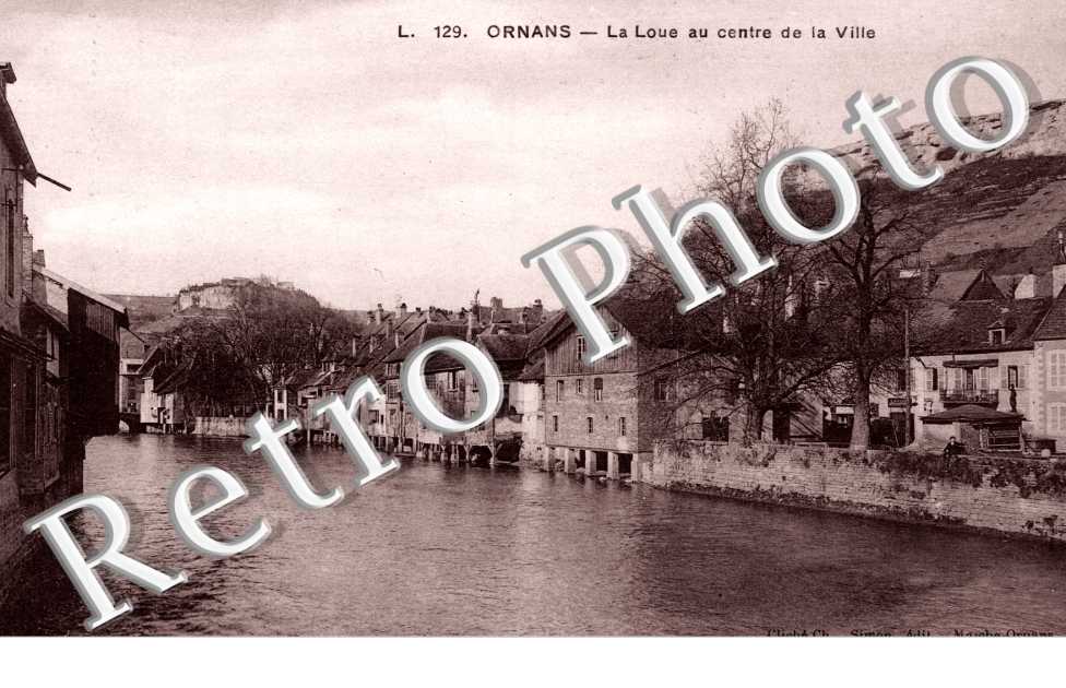 la Loue au centre de la Ville