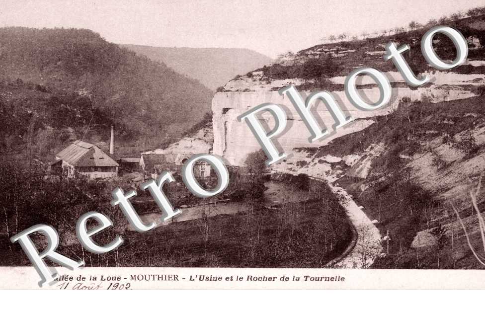 l'usine et le rocher de la tournelle
