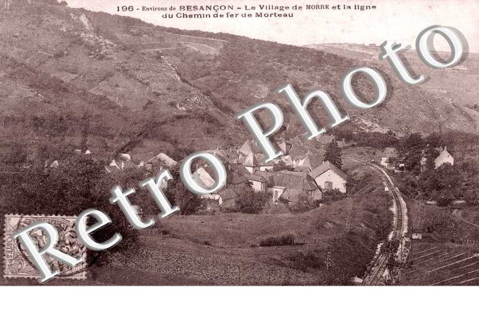 le village et la ligne du chemin de fer