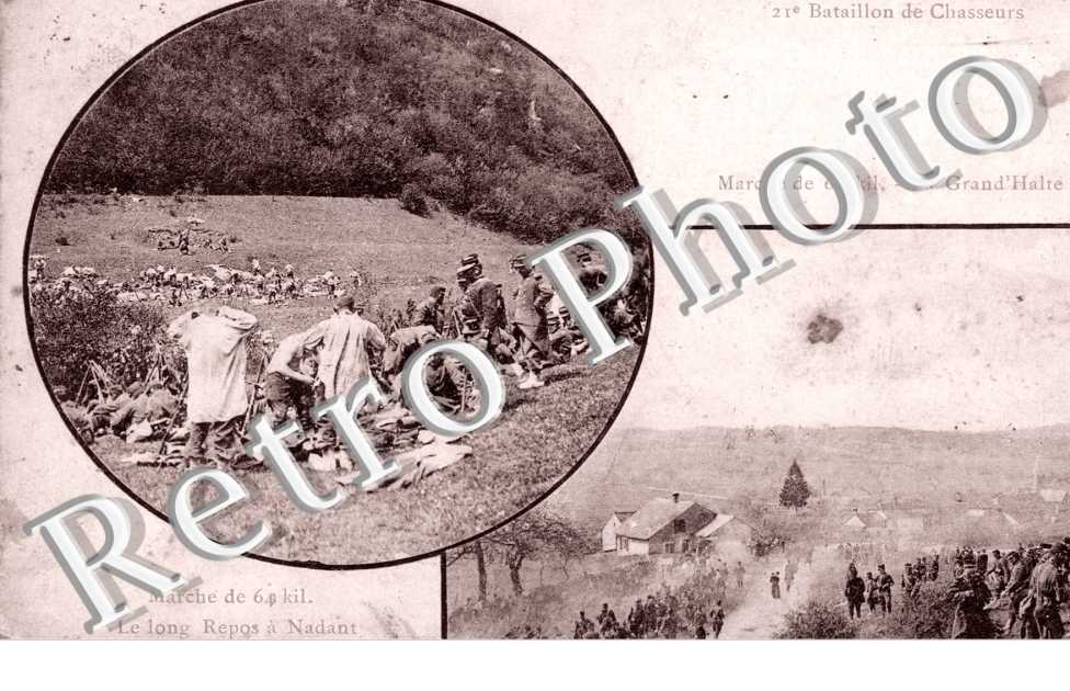 21e Bataillon de Chasseurs, la Grand'Halte