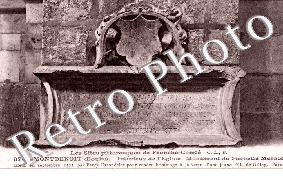 Interieur de l'eglise - Monument de Parnette-Mesnie