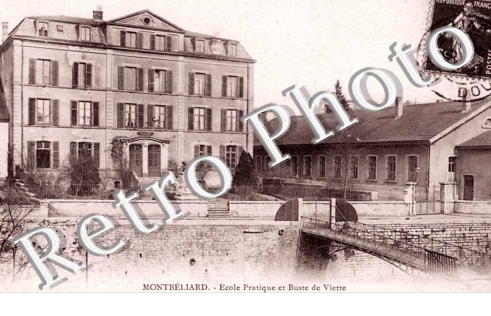 Ecole pratique et Buste de Viette
