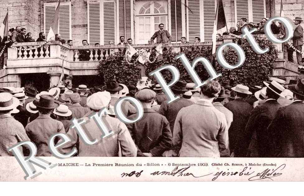 la premiere reunion du " Sillon " 6 septembre 1903