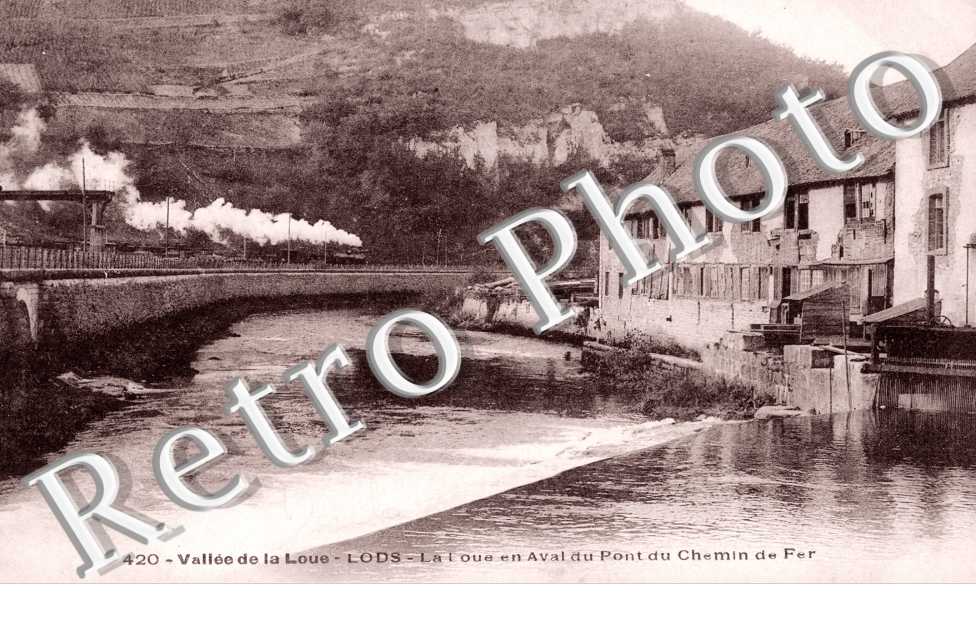 la Loue en Aval du Pont du Chemin de Fer