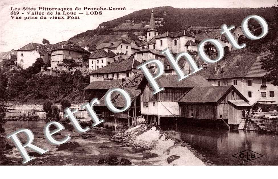 Vallee de la Loue, Vue prise du Vieux Pont