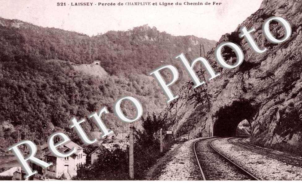 Percee de Champlive et Ligne du Chemin de Fer