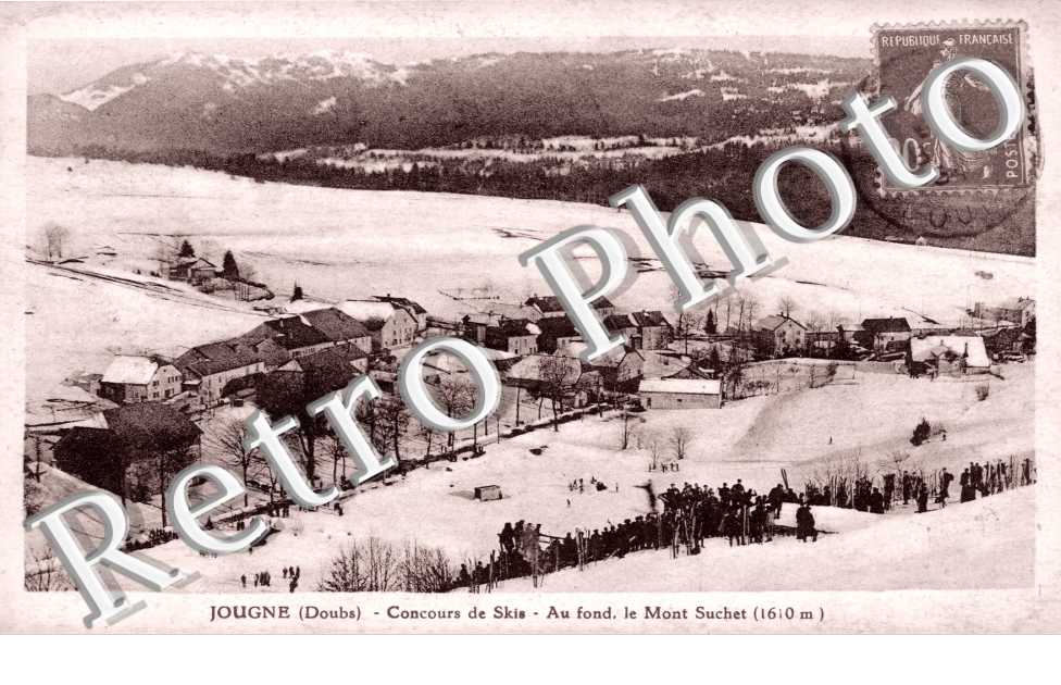 Concours de ski, le Mont Suchet