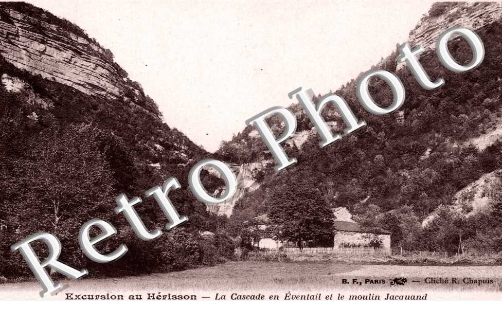 la Cascade en Eventail et le Moulin Jacquand