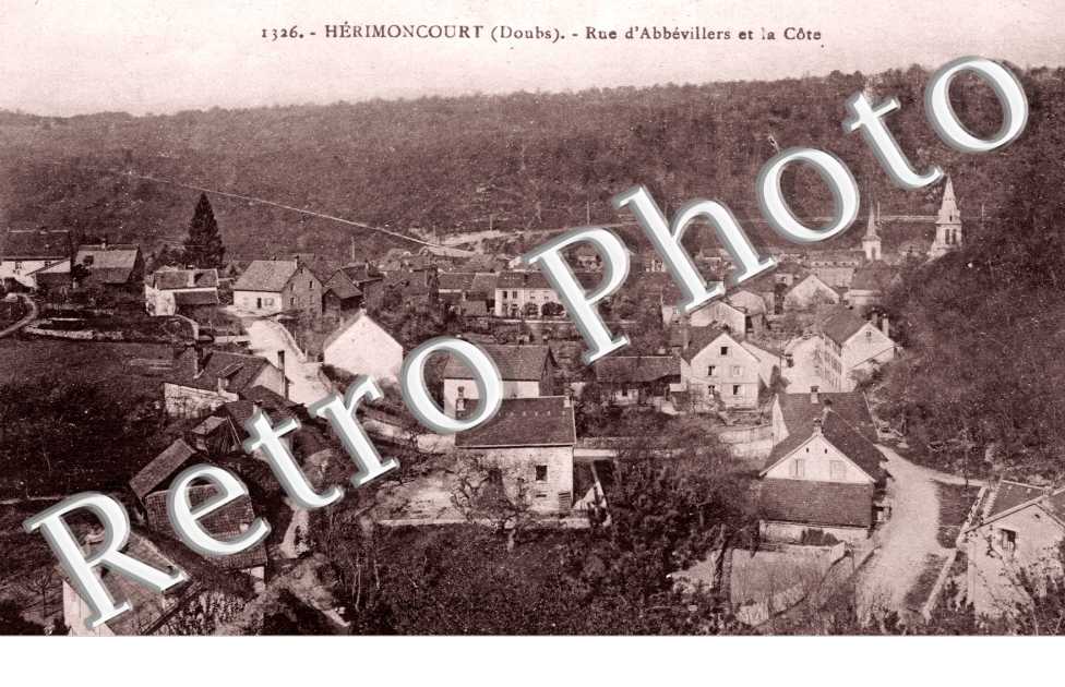 Rue d'Abbevillers et la Cote