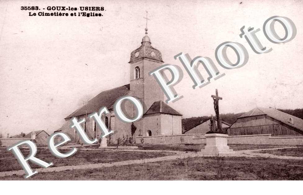 Le cimetière et l'église