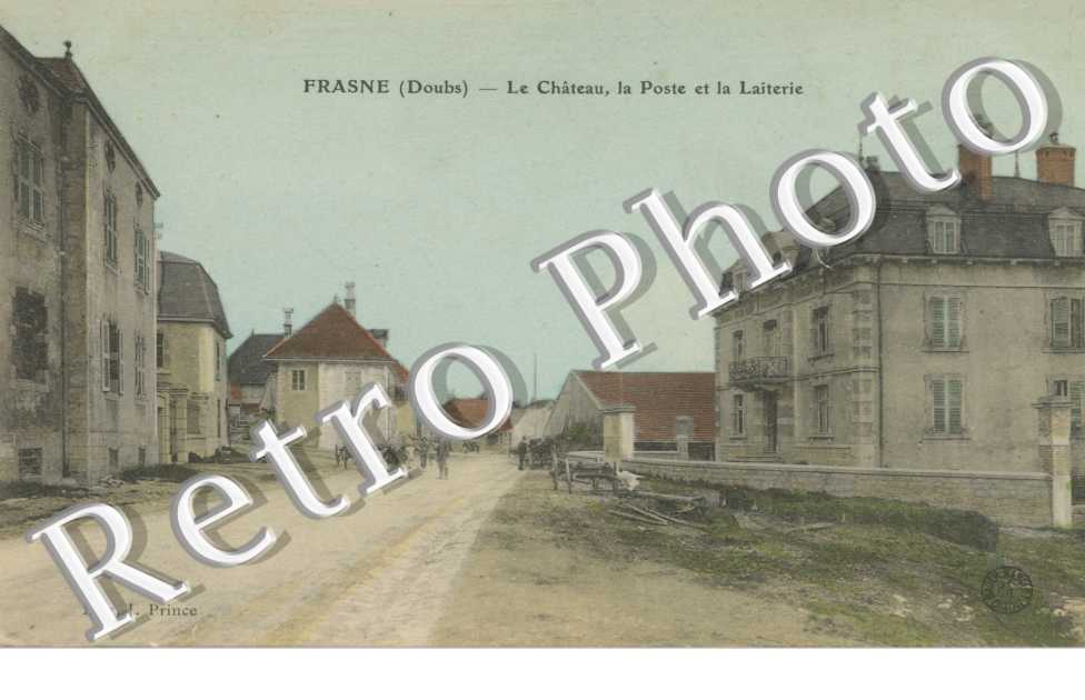 le chateau, la poste et la laiterie