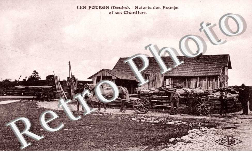 Scierie des Fourgs et ses chantiers