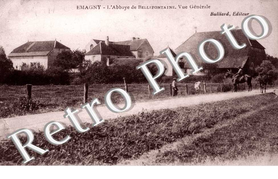 l'abbaye de Bellefontaine, vue generale