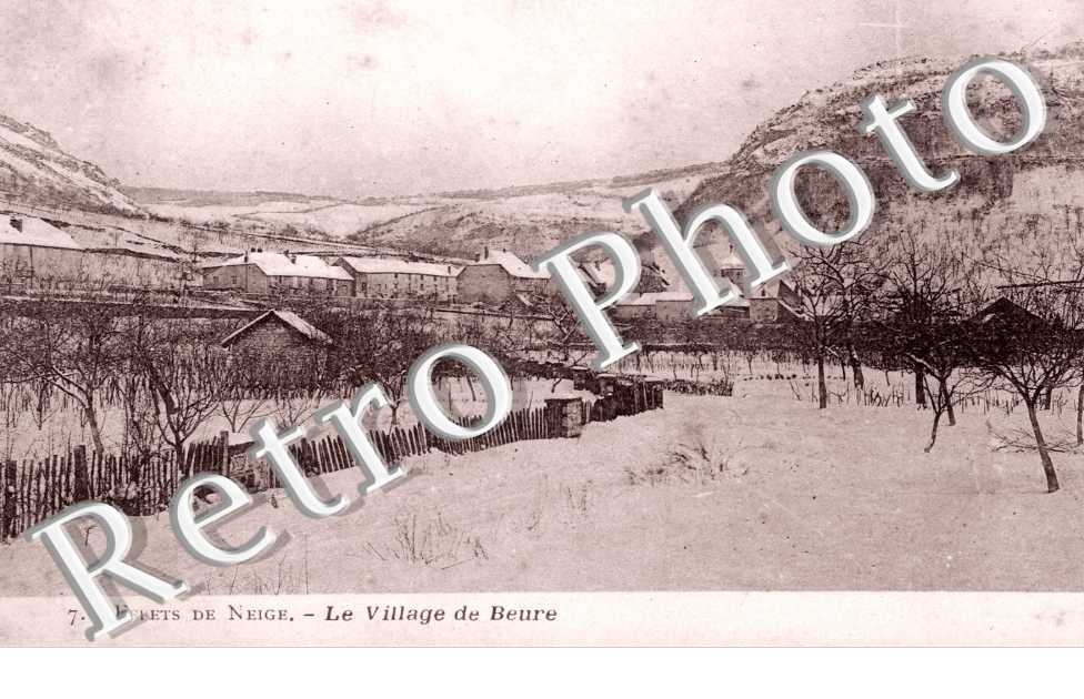 le village - effets de neige